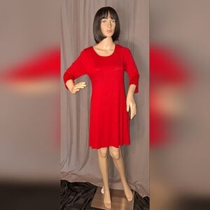 NWT/red casual wild moss dress /size : medium
